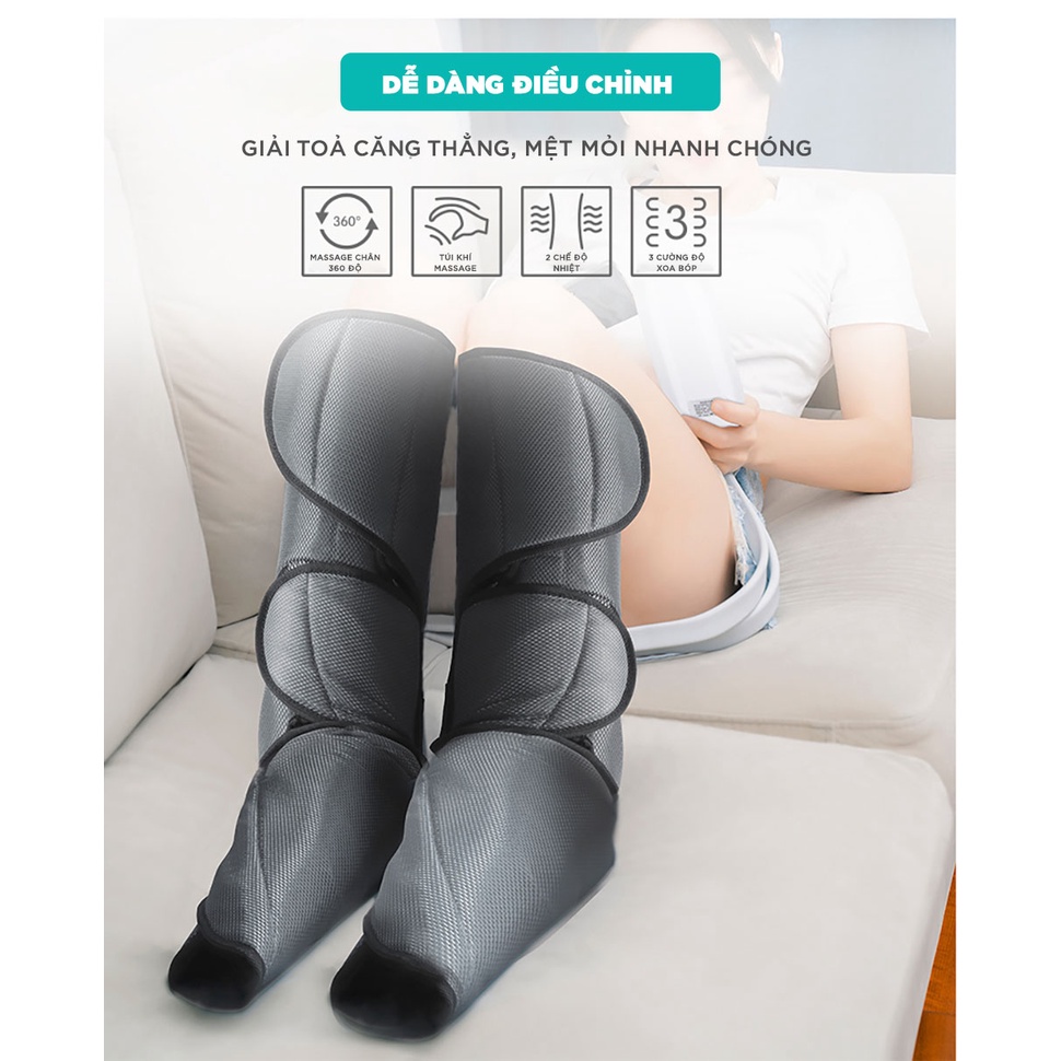 Máy Massage Chân Chuyên Sâu KINGTECH ST-502B - Hỗ Trợ Xoa Bóp Bàn, Bắp Chân - Bảo Hành 12 Tháng