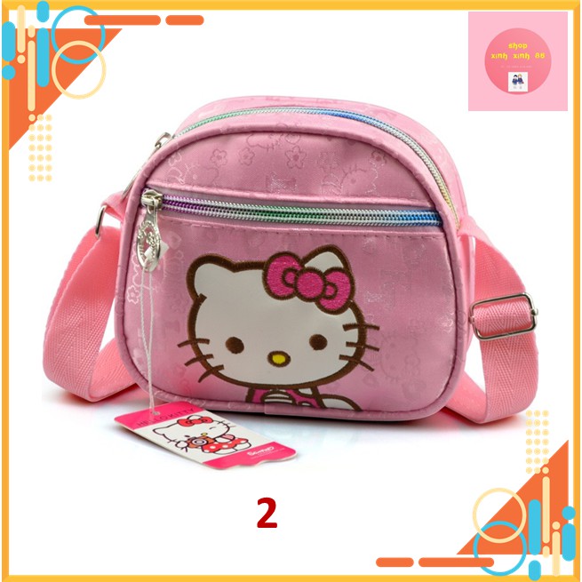 [XẢ KHO SIÊU RẺ] Túi Đeo Chéo Cho Bé Hello Kitty Hồng Xinh Xắn