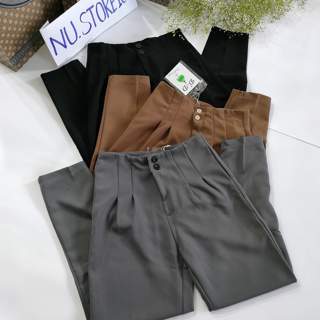 Quần baggy nữ, quần tây nữ lưng cao NU.STORE101 | BigBuy360 - bigbuy360.vn