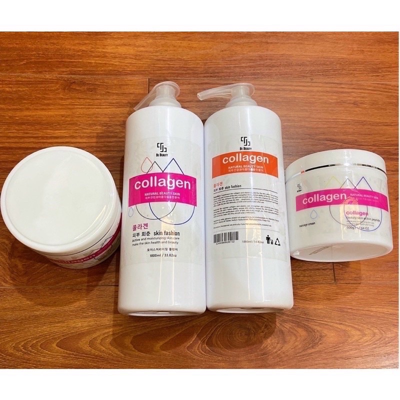 Bộ chăm sóc da colagen 4 món chuyên dùng cá nhân và spa