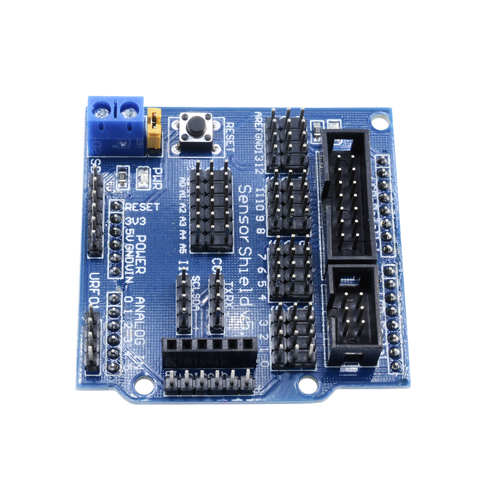 Arduino UNO MEGA Duemilanove Sensor Shield V5 Digital Analog Module Servo Motor