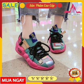 Giày thể thao nữ 💝 FREESHIP 💝 Giày sneaker nữ đế bánh mỳ trẻ trung , năng động
