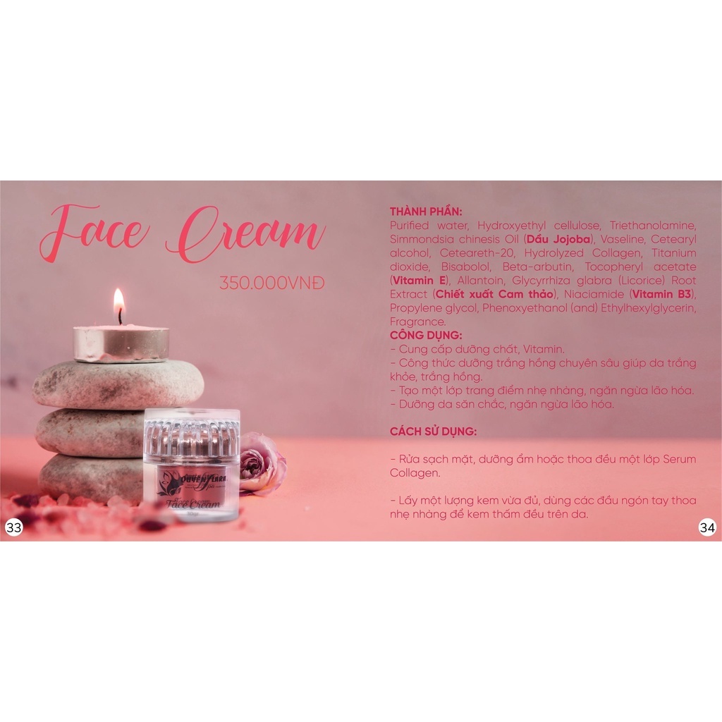 Face Cream Quyên Lara Kem Dưỡng Và Tái Tạo Da Giúp Trắng Da,Mờ Nám Trắng Hồng Tự Nhiên 30g