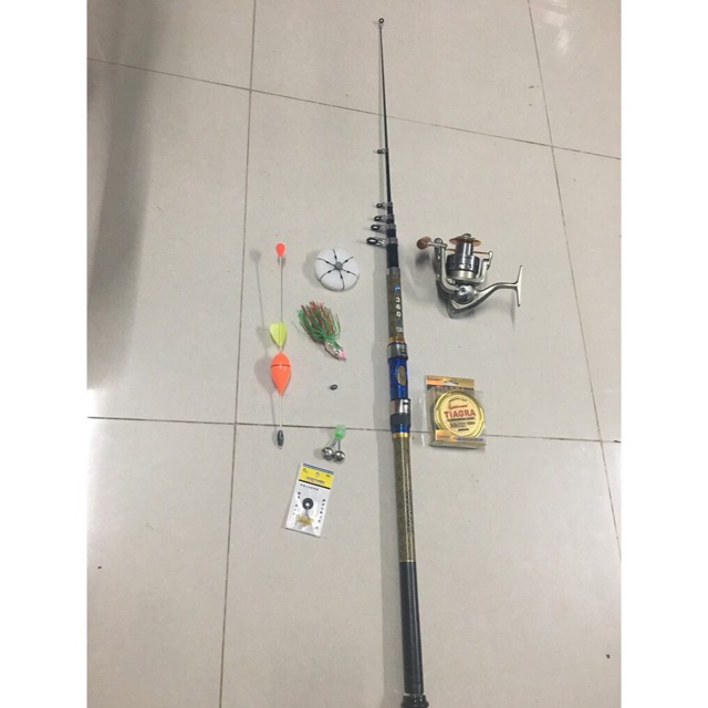 Combo cần DAIWA T230 3m6 và máy câu LC 6000 siêu chất lượng