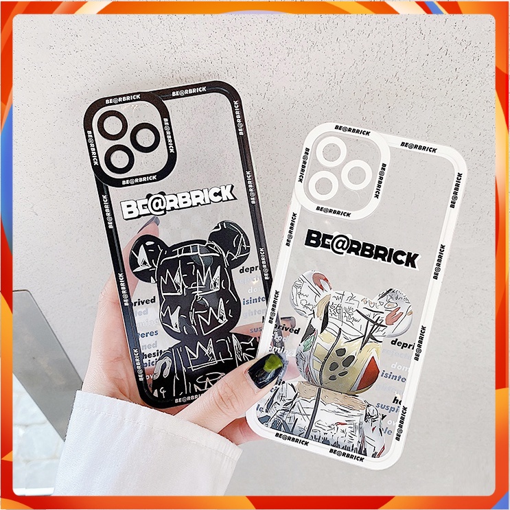 Ốp lưng IPhone  B@R trong cạnh vuông 6/6plus/6s/6splus/7/7plus/8/8plus/x/xr/xs/11/12/13/14/Pro/Plus/Promax TLV239