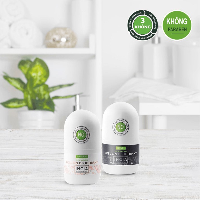 Lăn Khử Mùi Incia Ngăn Ngừa Hôi Nách, giảm tiết mồ hôi 50ml | BigBuy360 - bigbuy360.vn