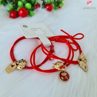 Set 5 Cột Tóc Chỉ Đeo Tay Hình Chú Trâu Xinh Xắn Nhiều Màu Ngẫu Nhiên