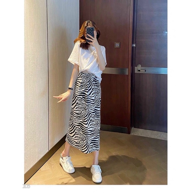SET ĐẦM BEO HAI DÂY KÈM ÁO THUN