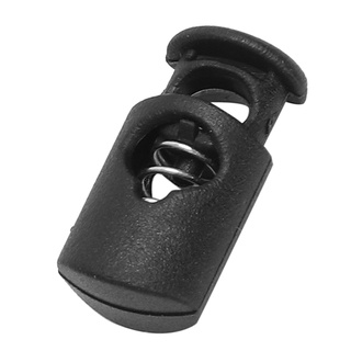 10 Pcs Plastic Toggle Spring Stop Single Hole String Cord Locks