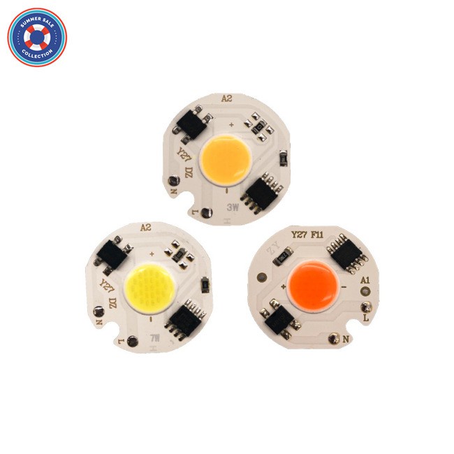 COD 220V 3W/5W/7W/10W COB LED Chip Light Lamp for Spotlight DIY Floodlight