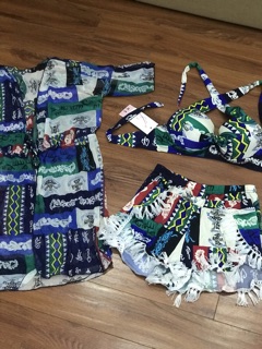 Set Bikini đi biển 4 món