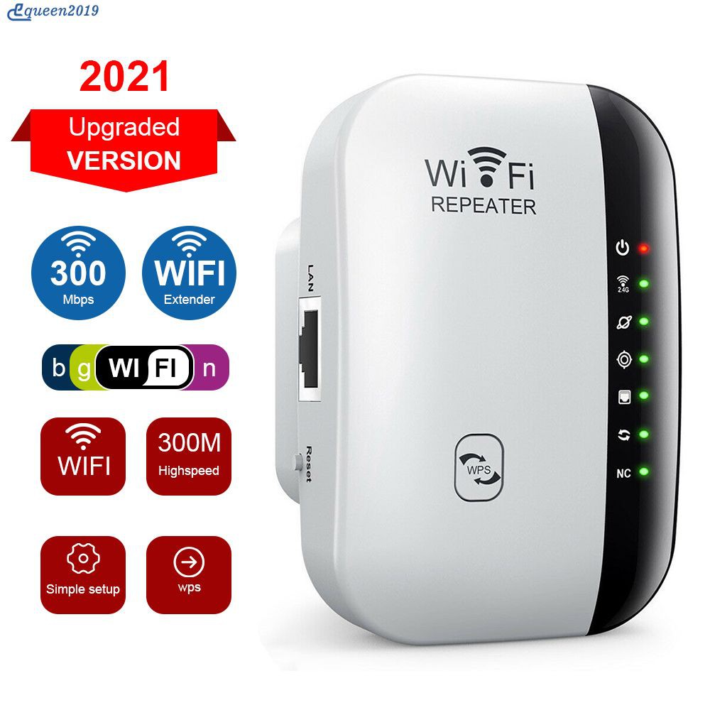 Bộ Khuếch Đại Tín Hiệu Wifi 2021 Chuẩn Us Eu Uk Au (Queen2019)