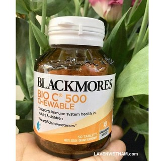 Bổ sung Vitamin C 500mg Blackmores, 50 viên
