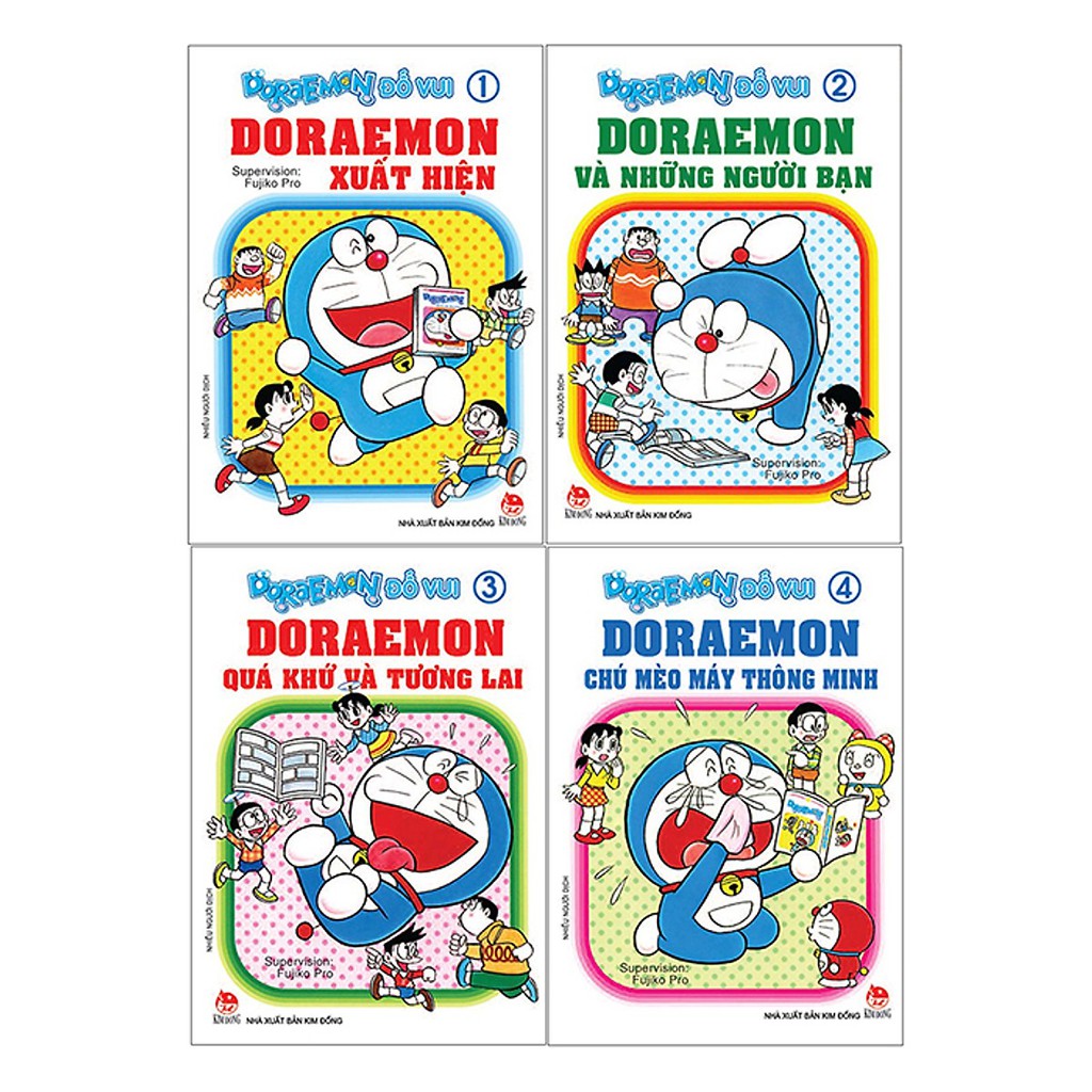 Truyện tranh - Doraemon đố vui - bộ 4 quyển