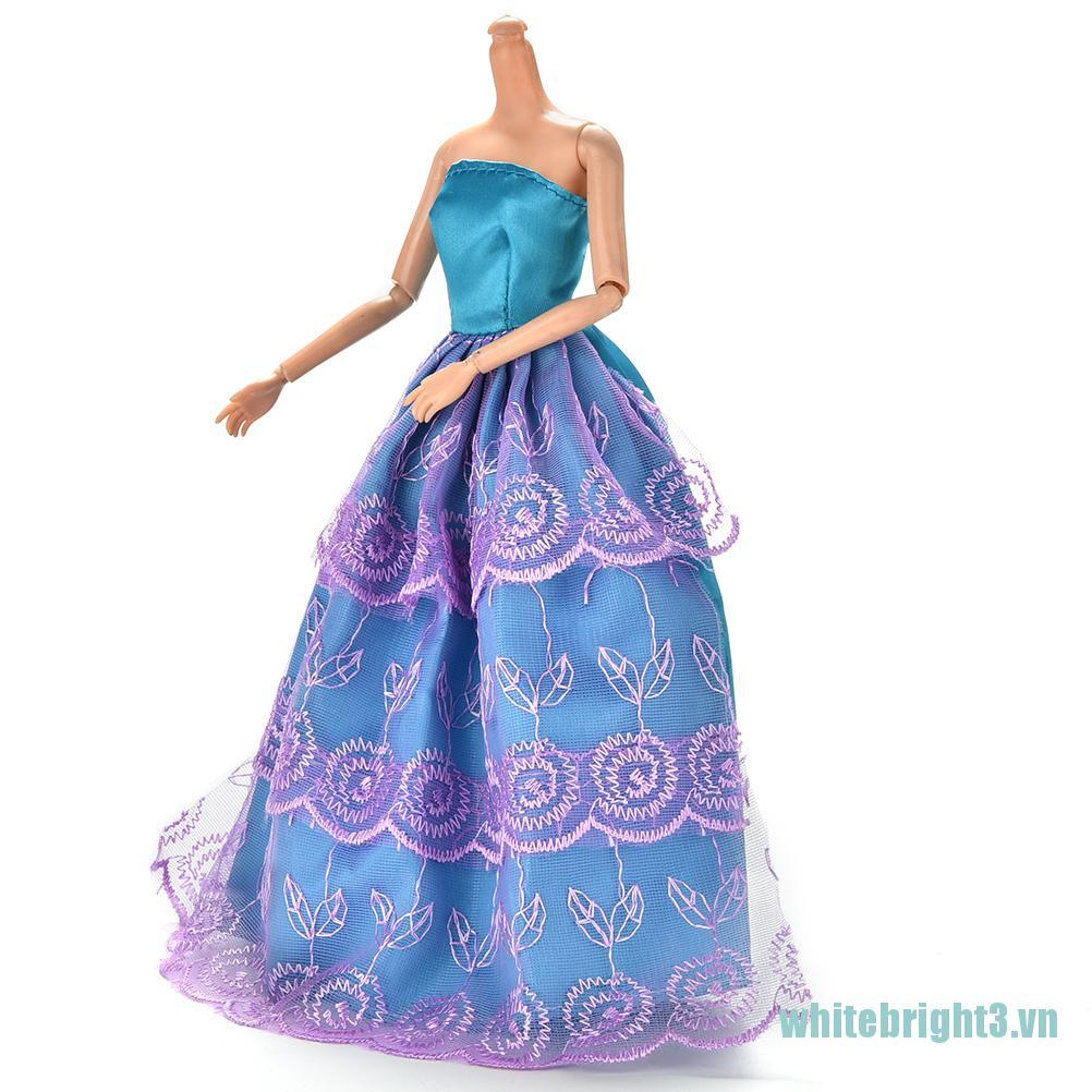 Bộ 3 Đầm Cưới Xinh Xắn Cho Búp Bê Barbie