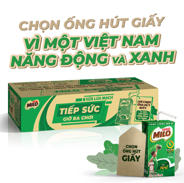 Sữa lúa mạch Nestlé® MILO® thùng 48 hộp x 115ml