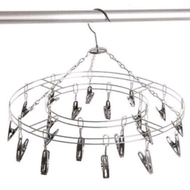 Móc inox tròn 20 kẹp