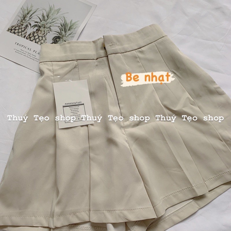 QUẦN SOOC CẠP CAO XẾP LI CHẤT ĐẸP HÀNG LOẠI 1 (Video) | BigBuy360 - bigbuy360.vn