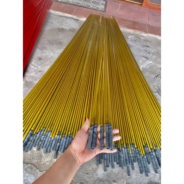 Nan carbon 1,4 mét màu vàng - làm diều 2,2 đến 2,8 mét - làm đuôi - THÁNH CỐC