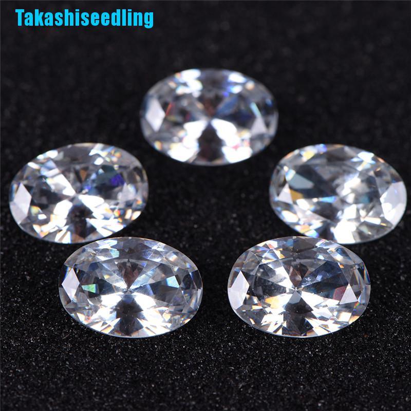 (Hàng Mới Về) Mặt Dây Chuyền Đá Quý Hình Oval Kích Thước 10x14mm