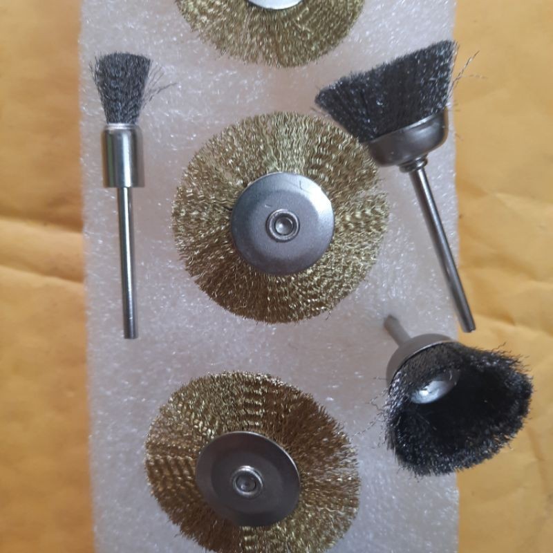 Chổi sắt mài đánh gỉ cho máy khoan mini