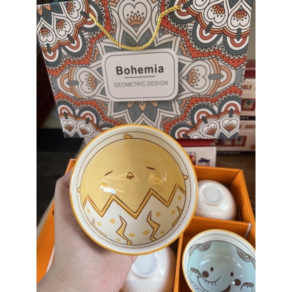 🥣🥢 SET BÁT KÈM ĐŨA BOHEMIA 🥣🥢
