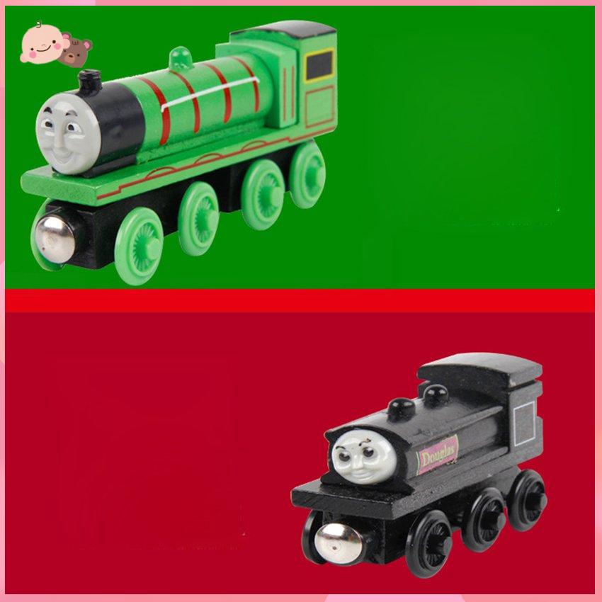 Bộ Đồ Chơi Xe Lửa Nam Châm Bằng Gỗ Cho Bé