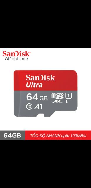 Thẻ nhớ SanDisk 64G