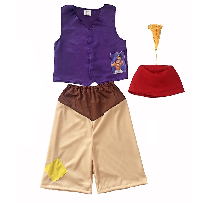 Set trang phục hóa trang Halloween Aladdin nghìn lẻ một đêm dành cho bé
