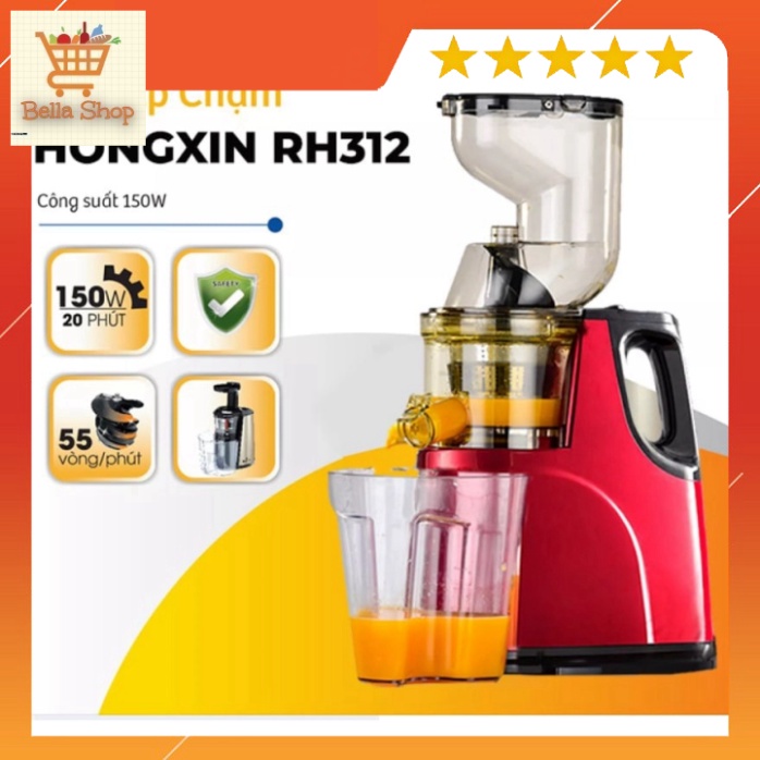 [NEW] MÁY ÉP CHẬM HONGXIN RH-312/NINE SHIELD KB-F8B ÉP NGUYÊN QUẢ tiện tích CAO,LẤY NƯỚC thuần chất (BẢO HÀNH 6 THÁNG)