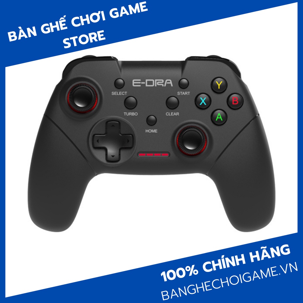 [Mã 254ELSALE giảm 7% đơn 300K] Tay cầm chơi game không dây E-Dra EGP7602 - Hàng chính hãng