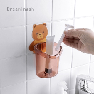 Baihuijianzhu1 Newmoon Fangyougu1 Hộp Đựng Bàn Chải Kem Đánh Răng Treo Tường Wu929_5511185