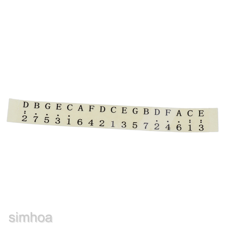Miếng Dán Phím Đàn Kalimba Mbira Châu Phi Dành Cho Người Mới Bắt Đầu 12x1.5cm