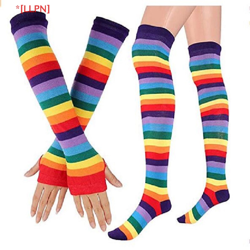 Vớ Dài Qua Gối Giữ Ấm Hóa Trang Giáng Sinh Dễ Thương