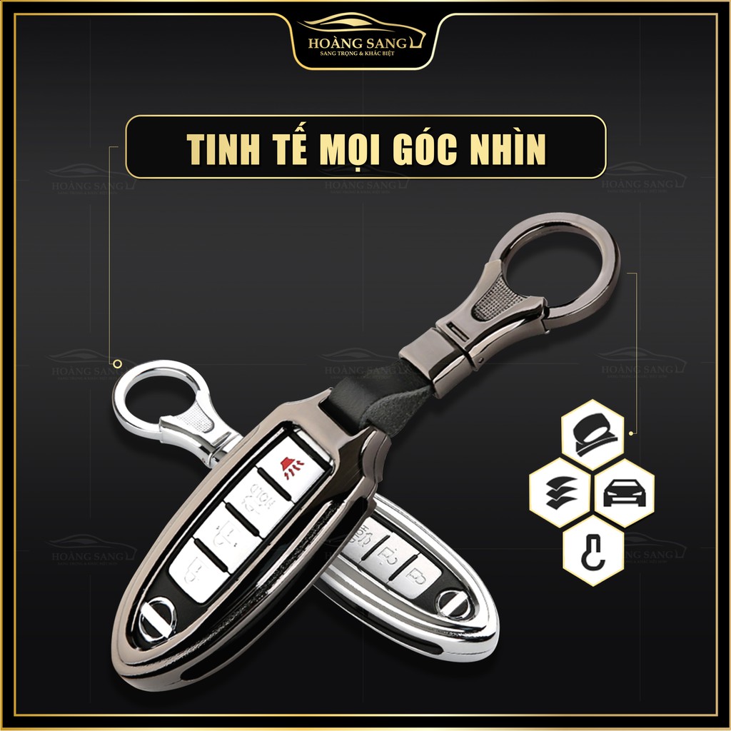 ốp chìa khóa Nissan , bảo vệ chìa khóa nissan thép không gỉ với khả năng chịu lực , sang trọng và hiện đại