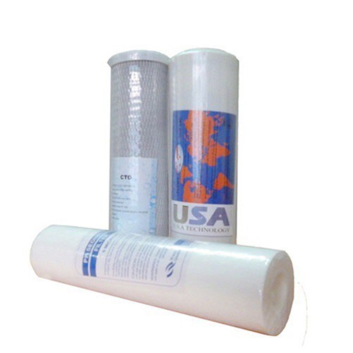 Bộ lọc nước sinh hoạt đầu nguồn 3 cấp (1 trong 2 xanh) ren phi 21 | BigBuy360 - bigbuy360.vn