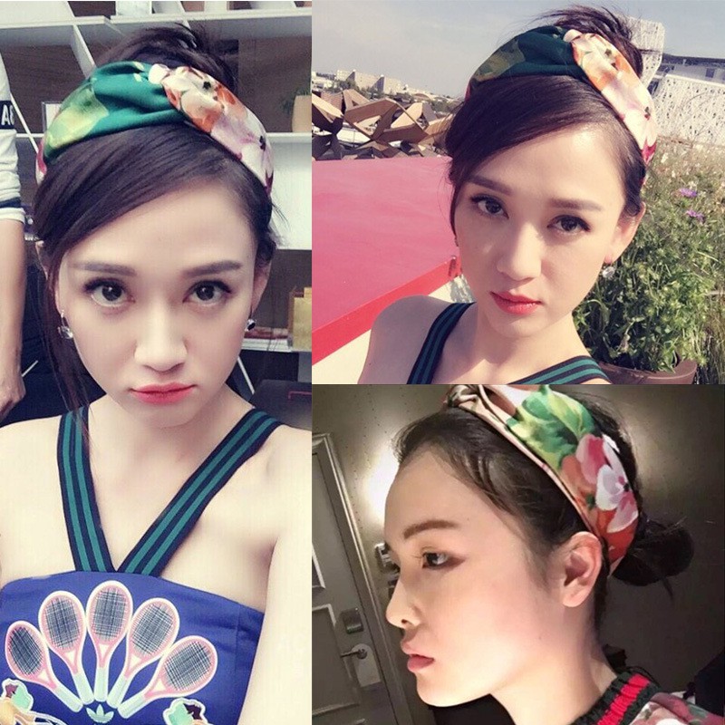 Băng đô turban [❌SIÊU SALE❌] băng đô hoa vải lụa xinh xắn Mayconner cực cute