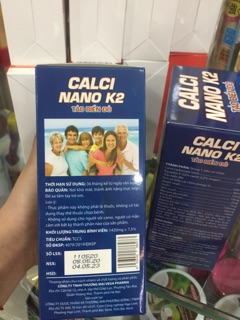 Calci Nano K2 tảo biển đỏ