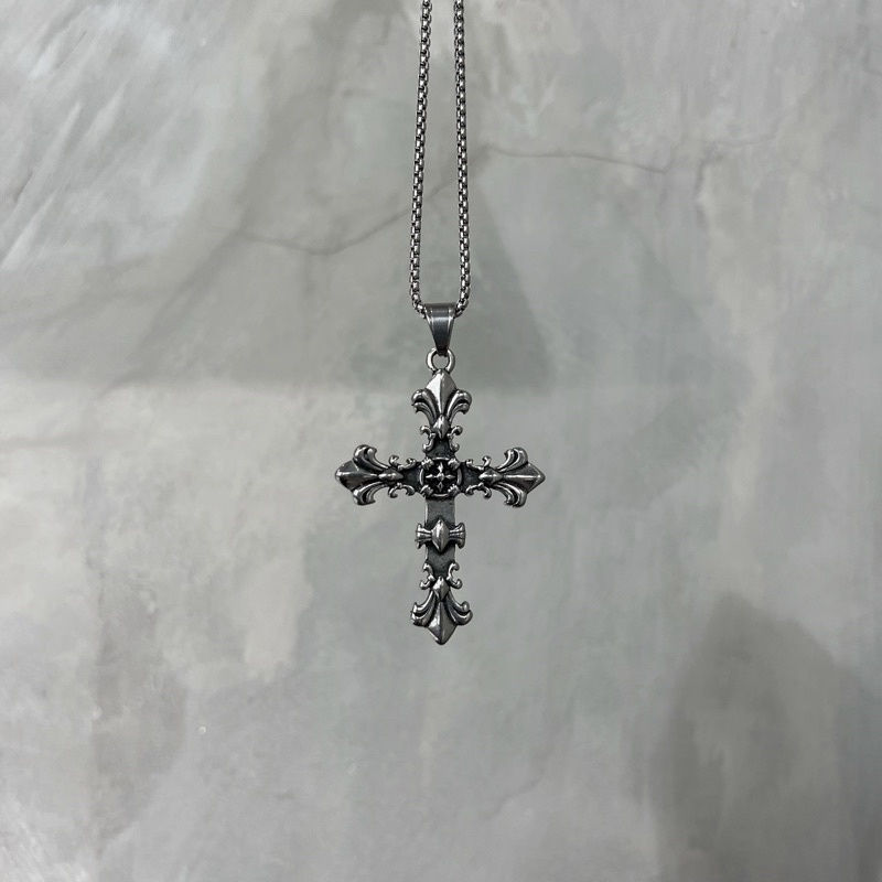 DÂY CHUYỀN CHROME HEART THÉP TITAN KHÔNG GỈ 16