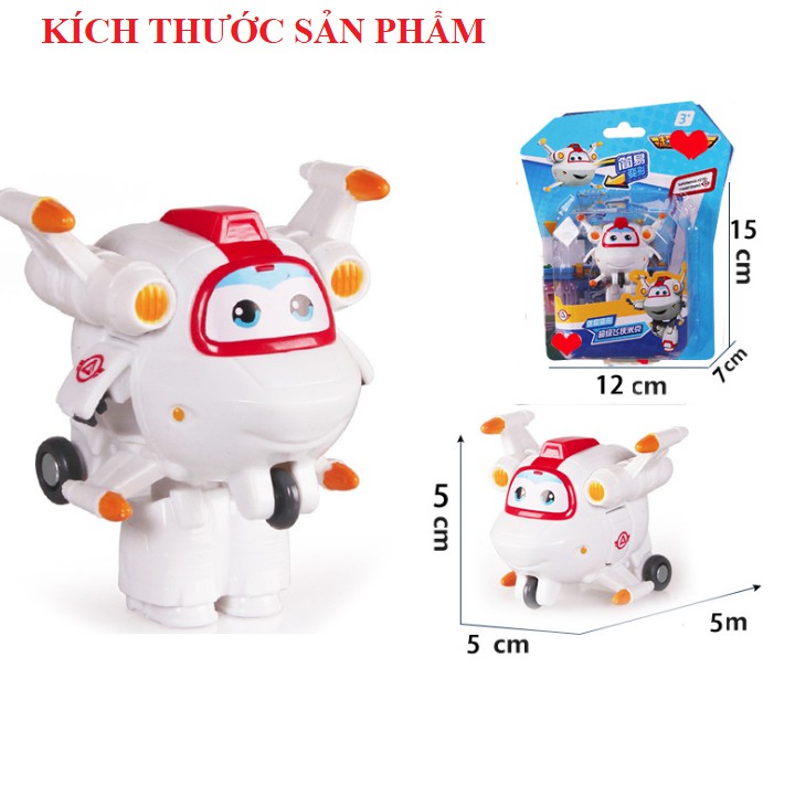 Super wings đội bay siêu đẳng đồ chơi mô hình máy bay biến thành rô bốt mini nhân vật Astro