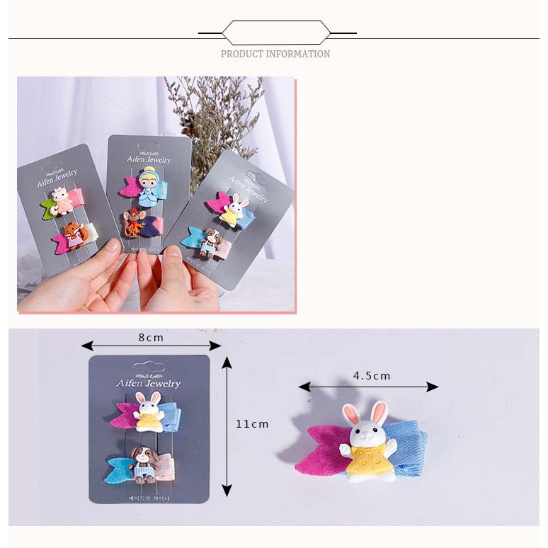 Combo Kẹp Tóc BOY GIRL Dành Cho Bé Gái - Hưng Long PC