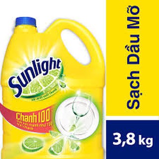 NƯỚC RỬA CHÉN SUNLIGHT CHANH 3,8KG