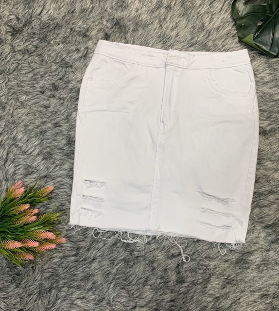 Chân váy kaki rách có quần trong_Video