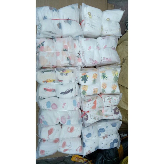 Chăn sợi tre Aden 4 lớp  hàng chính hãng