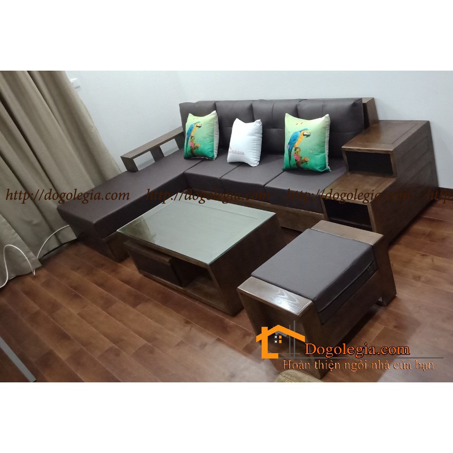 [SOFA GỖ] Đẹp Nhẹ Nhàng Với Sofa Gỗ Đơn Giản LG-SG109