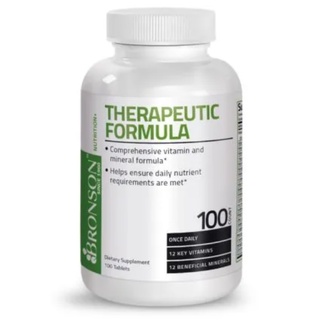 VITAMIN | Vitamin Tổng Hợp | Bronson Therapeutic Formula Vitamin và Khoáng Chất Thiết Yếu 100 viên - Chính Hãng Muscle F