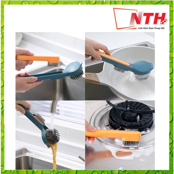 Bộ đôi 2 bàn chải cọ rửa 2in1 đa năng