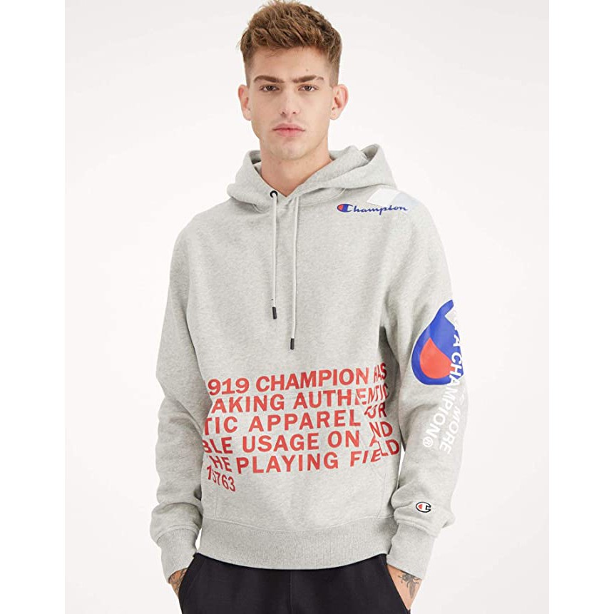Áo nỉ hoodie Champion Mens Super Fleece 2.0 Behind The Label kỷ niêm 100 năm S5420G  042019  550287