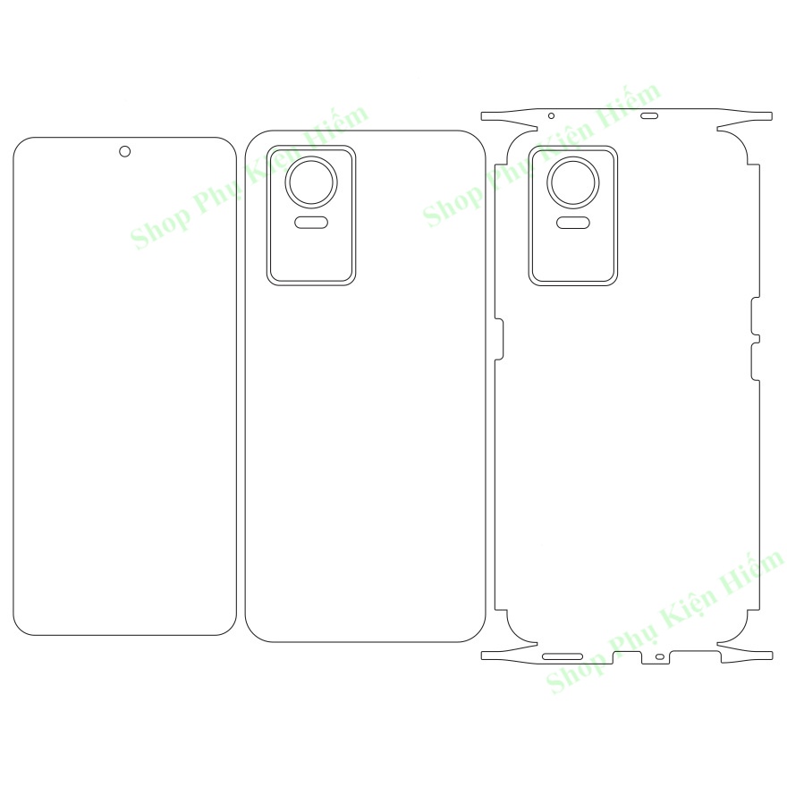 Dán PPF full viền Realme Neo 3 – Tặng dán camera