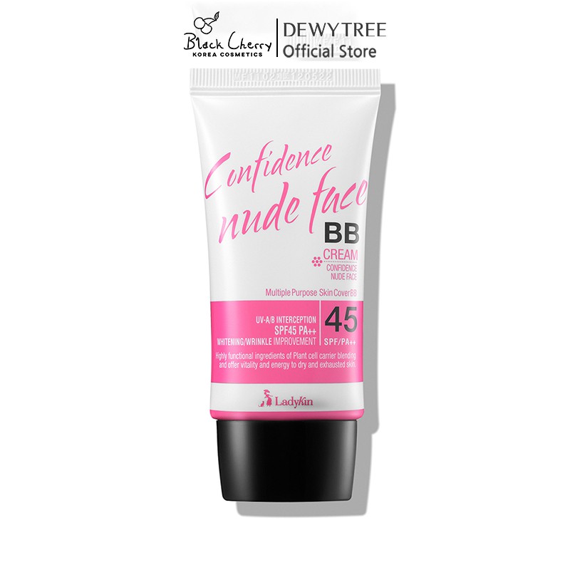 Kem nền che khuyết điểm chống nắng và dưỡng trắng da Ladykin Confidence Nude face BB Cream SPF45 PA++ 40ml | BigBuy360 - bigbuy360.vn